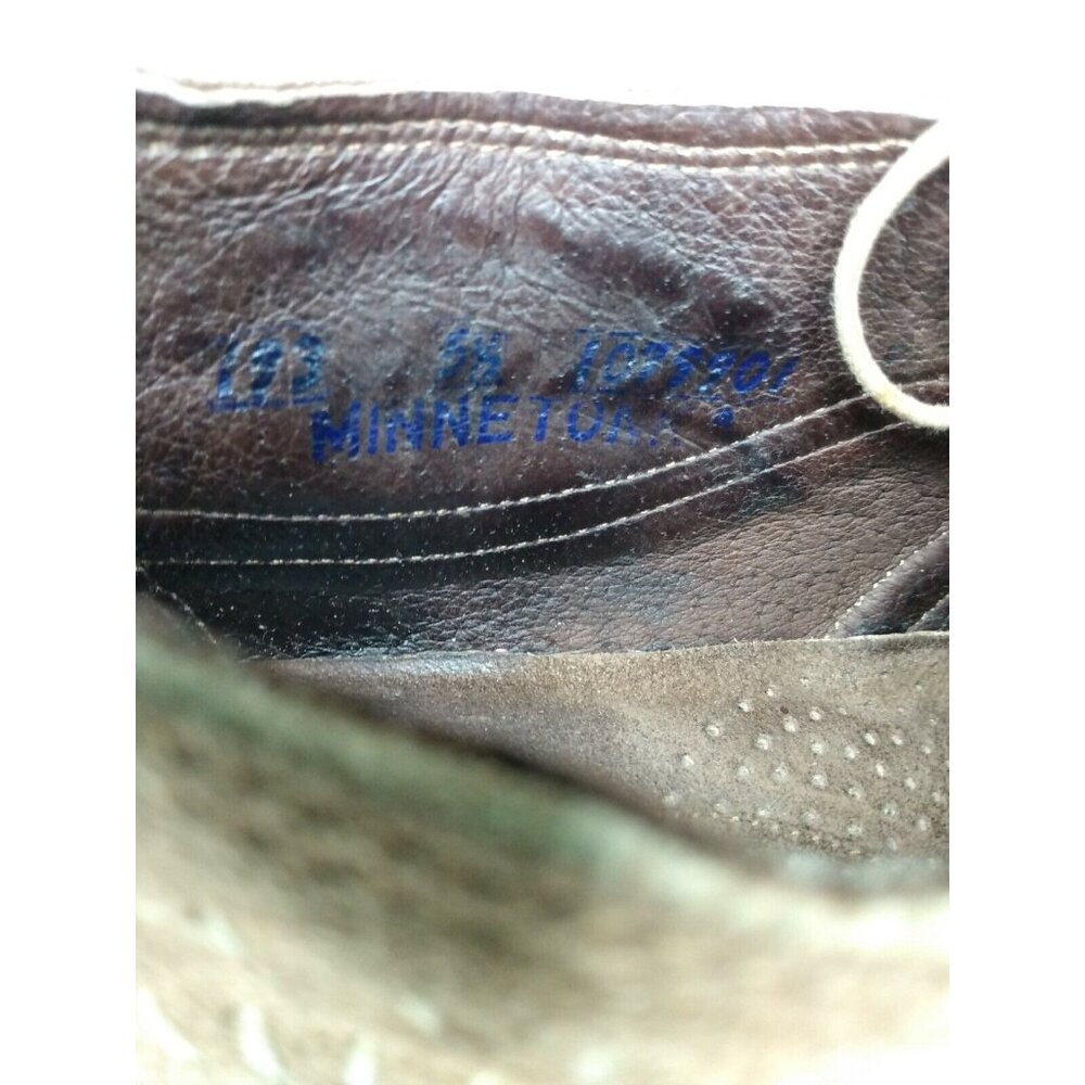Minnetonka Women's Chukka Moccasins  Light Brown Suede Ankle Bootie Sz 5.5 - Picture 9 of 9
